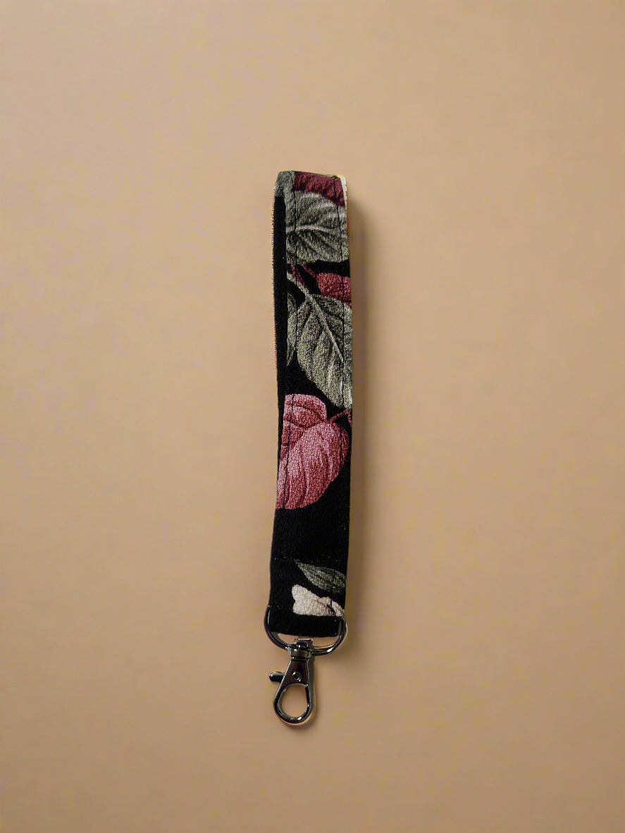 Moody Floral Wristlet