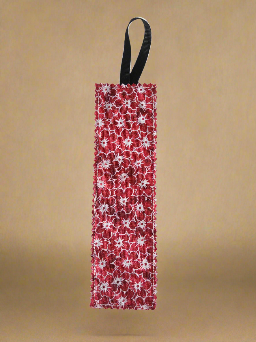 Red Flower Bookmark