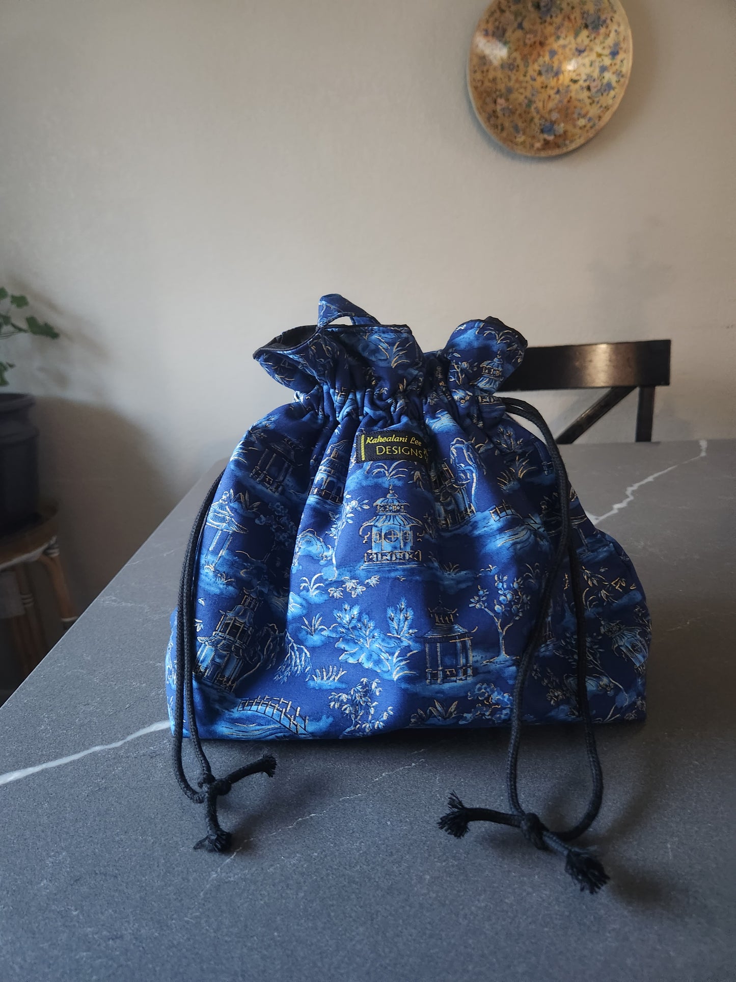 Dark Blue Garden Bao Bag *PREORDER*