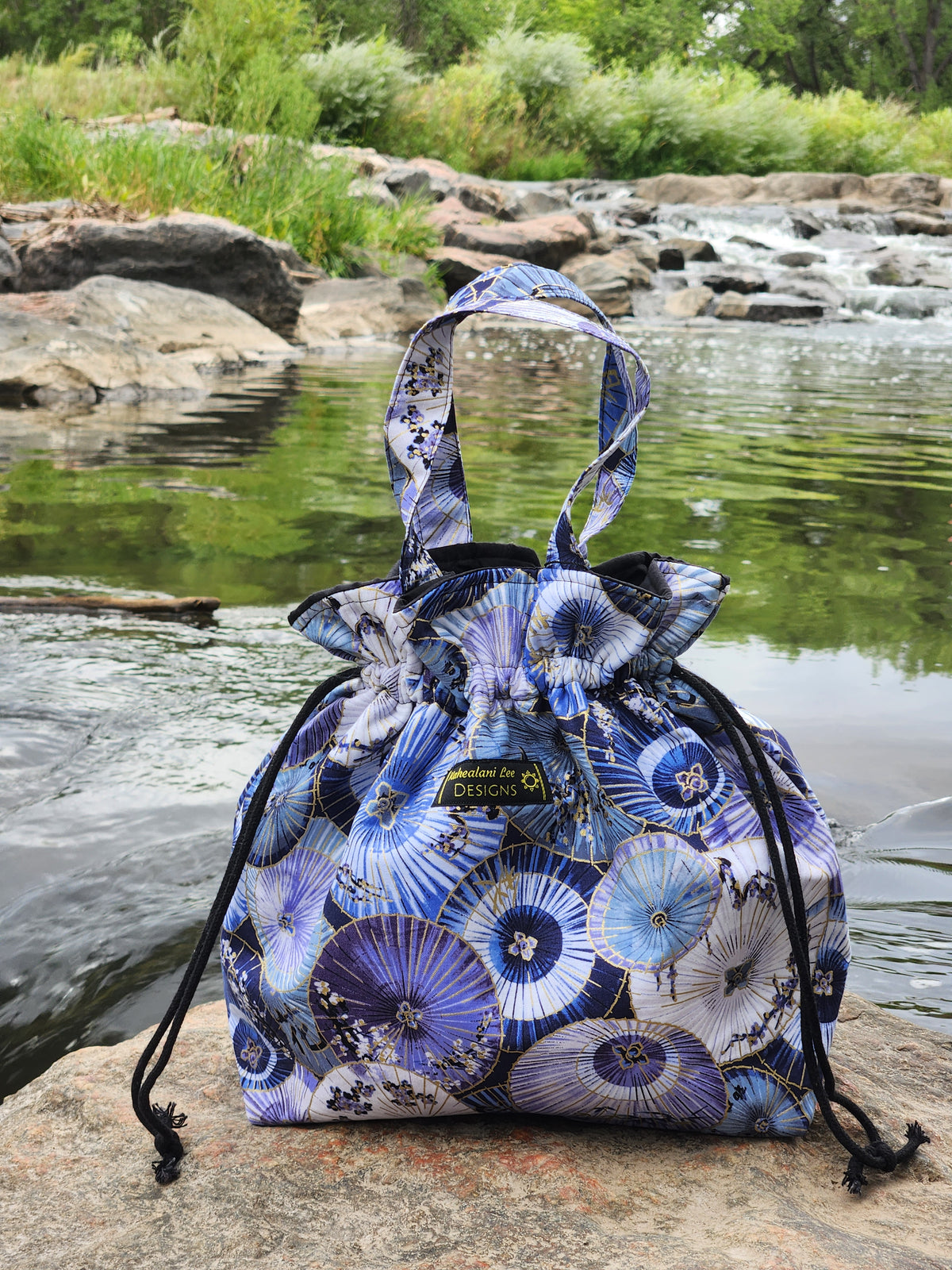 Blue Parasol Bao Bag