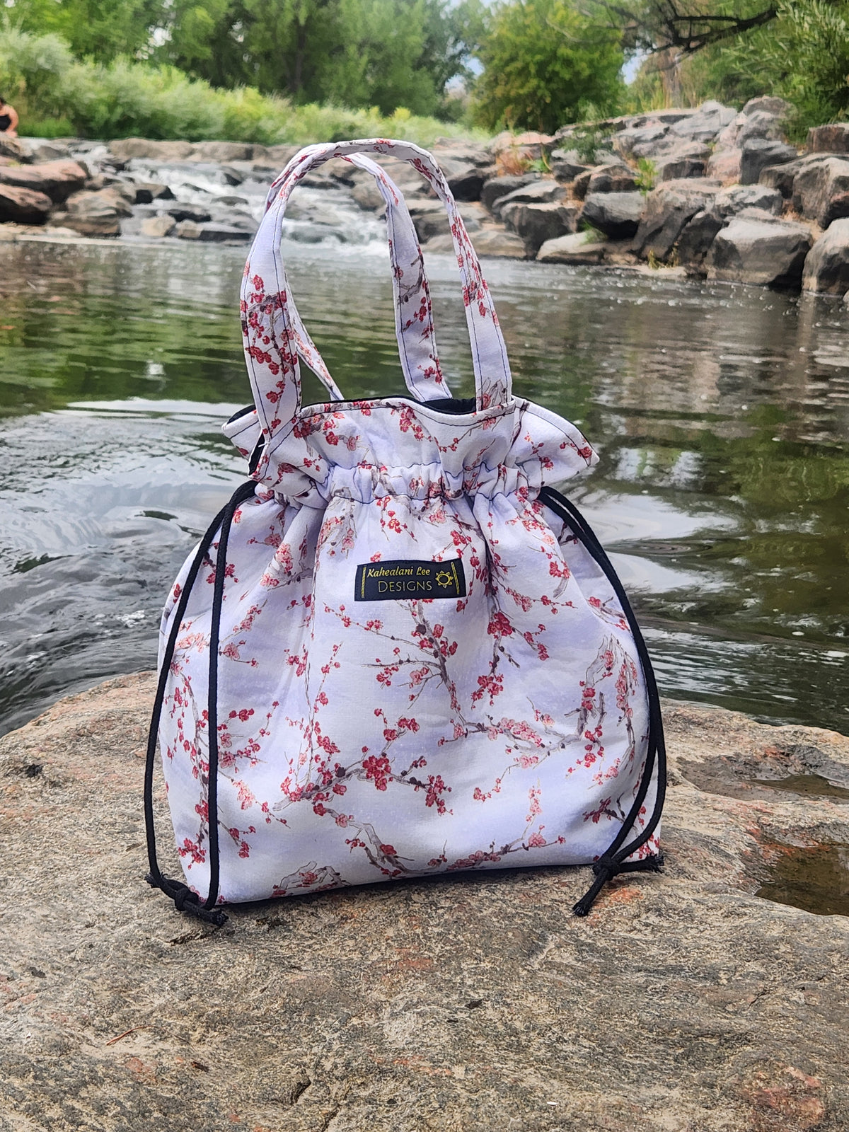 White Sakura Bao Bag