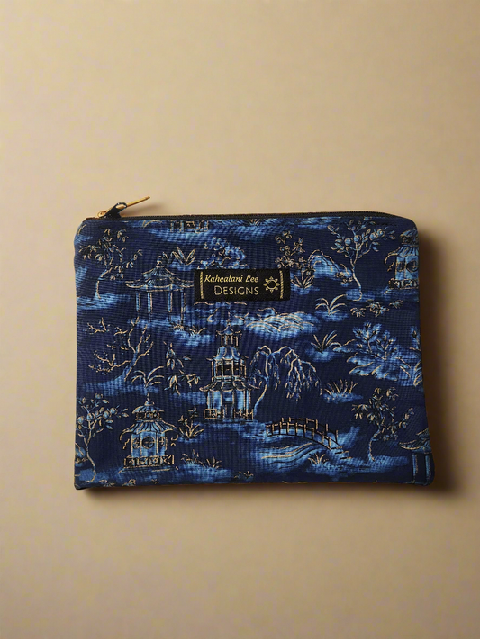 Dark Blue Garden Pouch