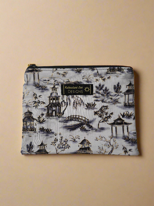 Light Blue Garden Pouch