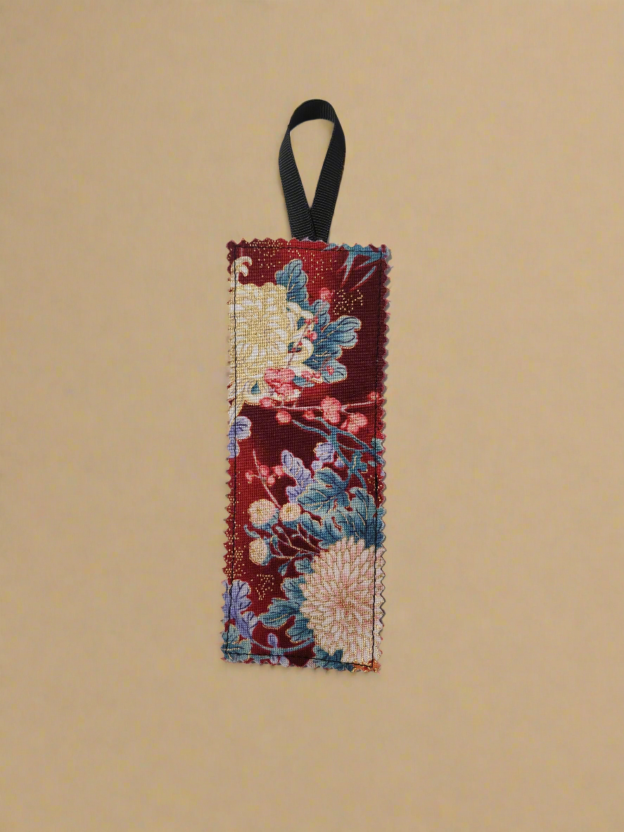 Red Floral Bookmark