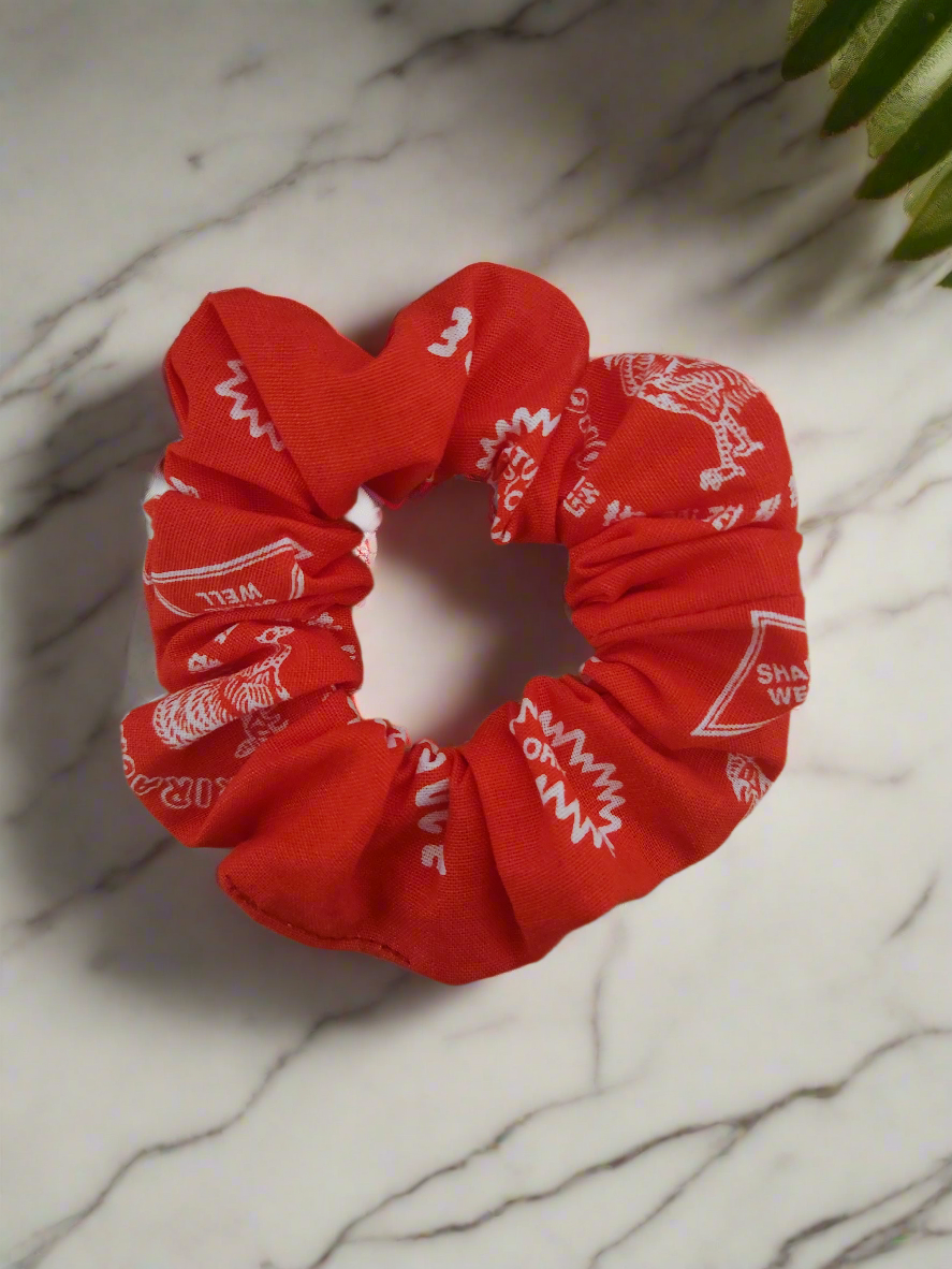 Red Sriracha Scrunchie