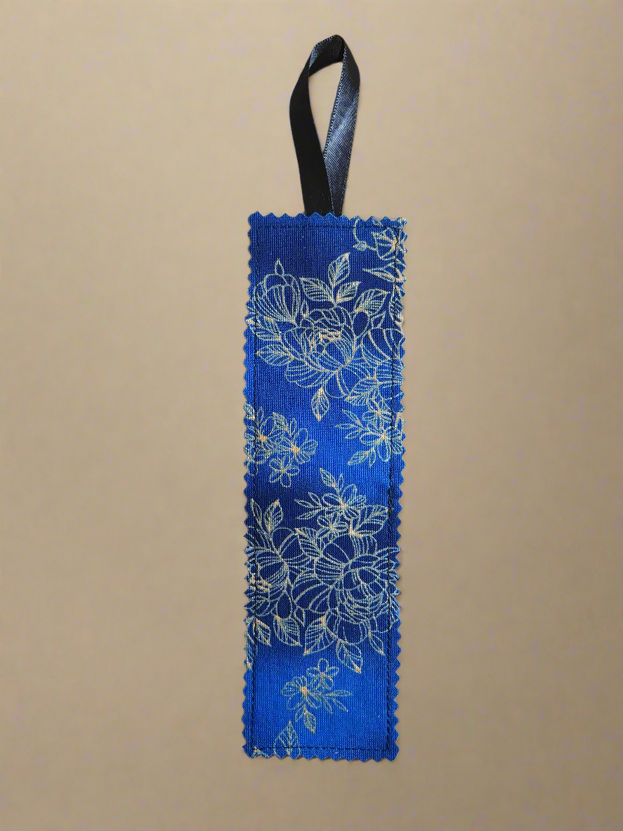 Gold and Blue Bookmark