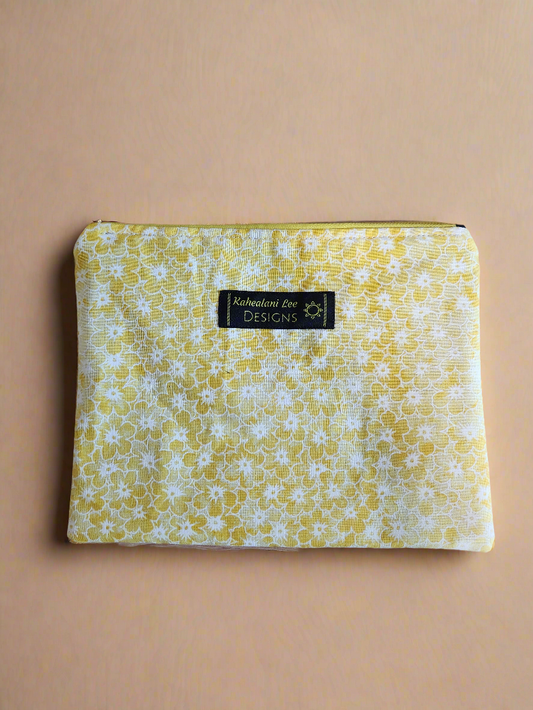 Yellow Flower Pouch